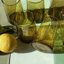 Beldi Glassware - 9cm Amber