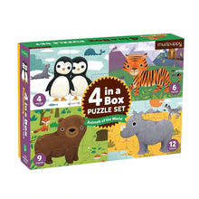 Mudpuppy - Puzzle Set Animals Of The World