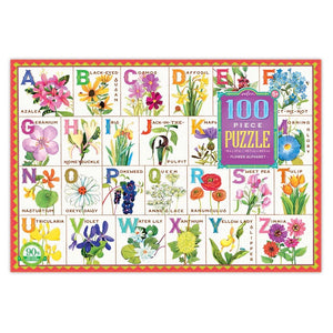 Eeboo 100 piece - Flower Alphabet