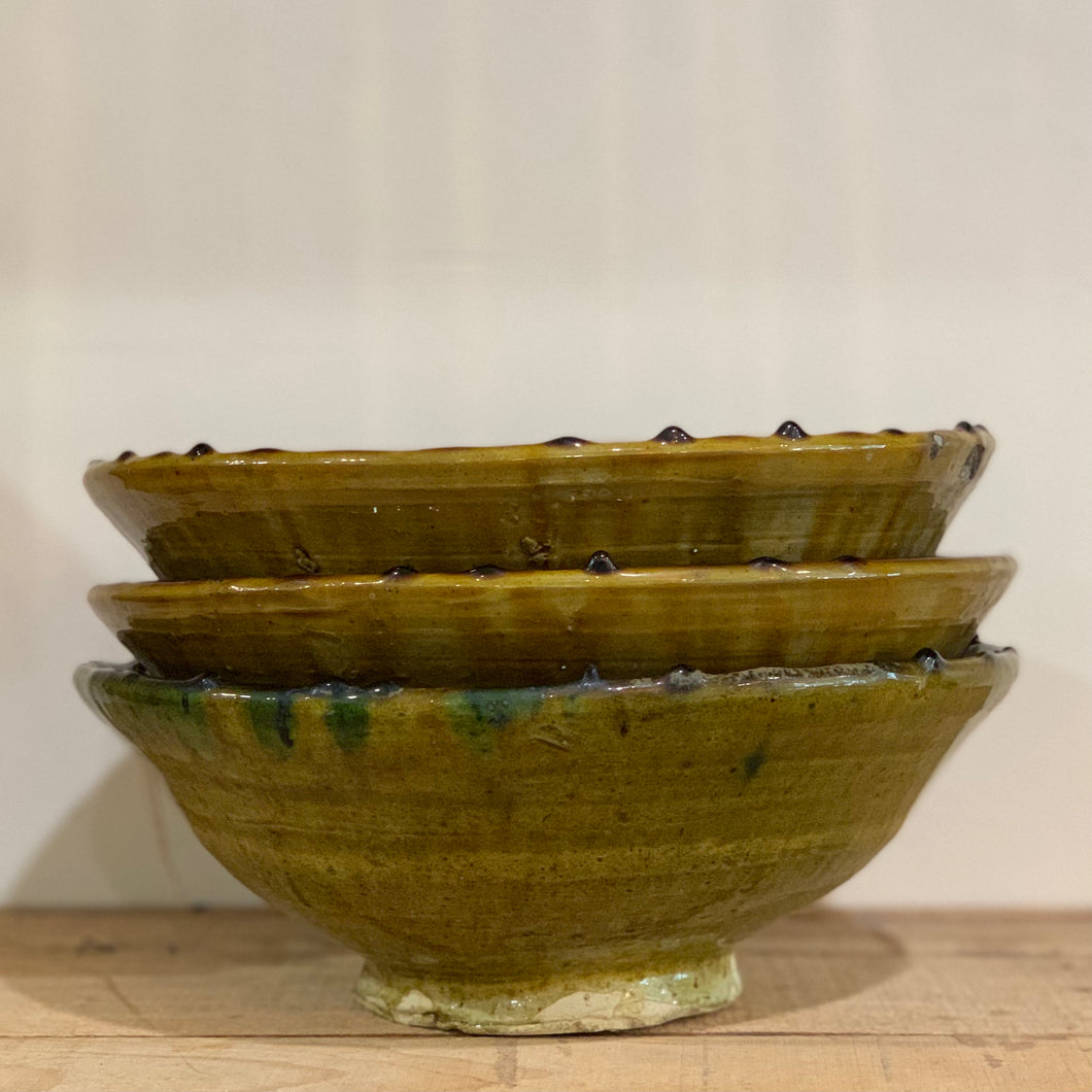 Tamegroute - Bowl Yellow 25cm
