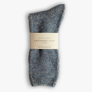 Thunders Love Socks - Recycled Wool Blue