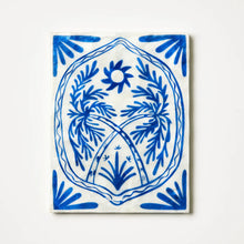 Jones & Co - Del Sol Crossed Palm Wall Tile
