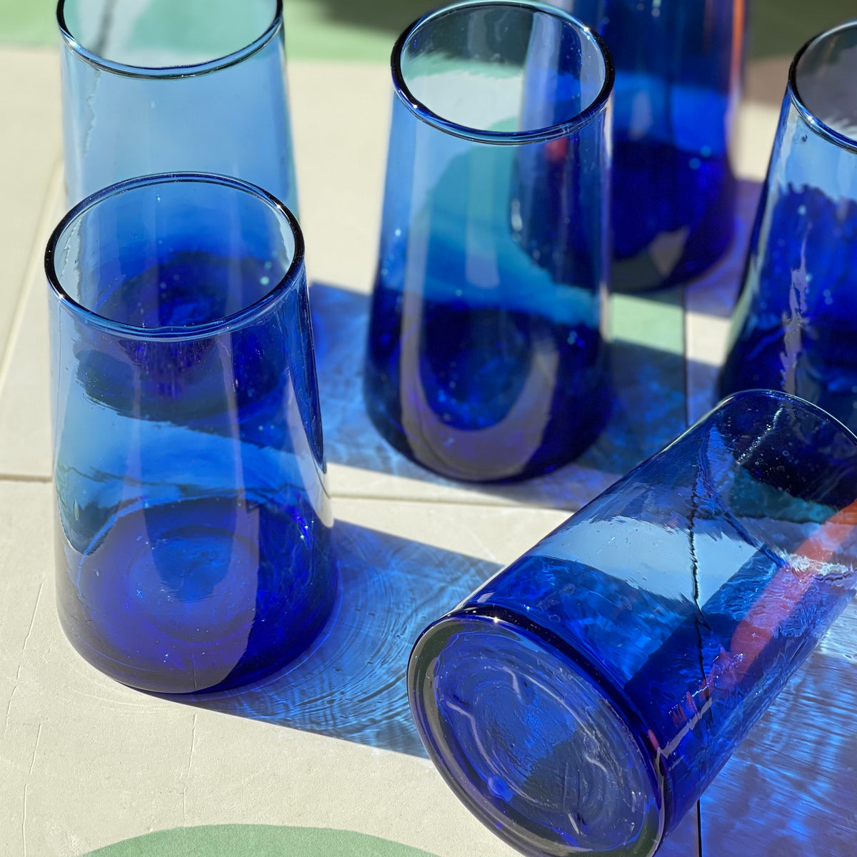 Beldi Glassware - 12cm Blue – Rigby’s Homewares