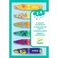 Djeco - Multicoloured Crayons