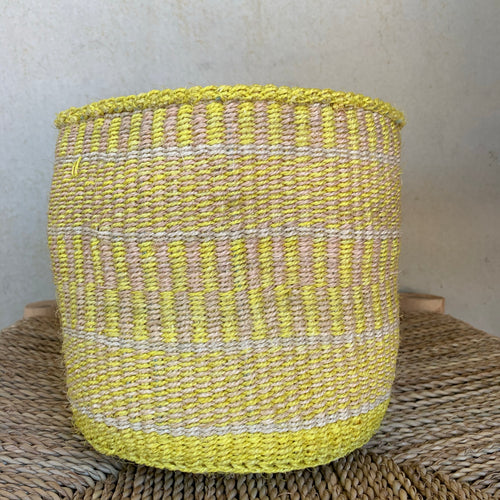 Kenyan Sisal Basket - small
