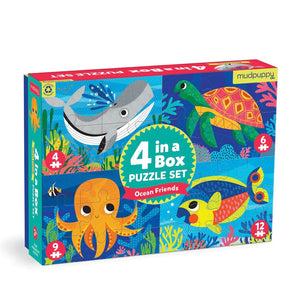 Mudpuppy - 4 in a box Puzzle Ocean